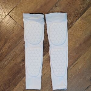 White Padded Arm Sleeves